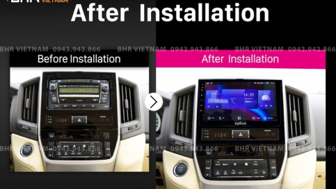Màn hình DVD Android liền camera 360 Toyota Land Cruiser 2016 - 2020 | Fujitech 360 